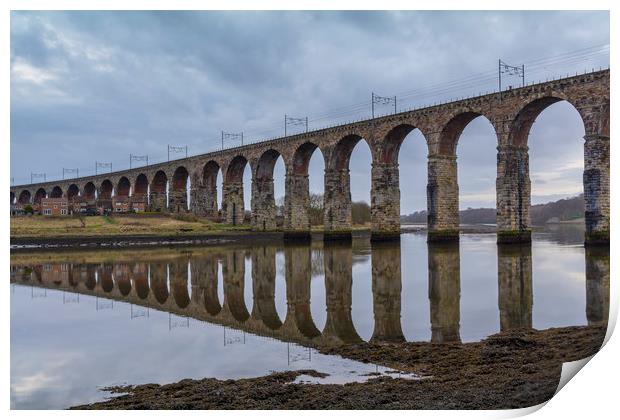 Berwick-upon-Tweed Railway Viaduct Print by Dave Collins