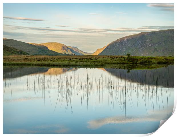 Lough Veagh, Glenveagh Nat Park, Donegal, Ireland Print by Dave Collins