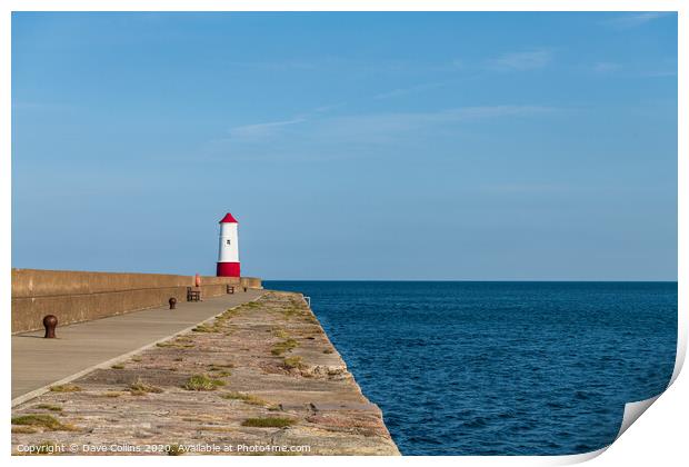 Harbour Entrance Light Tower, Berwick-Upon-Tweed  Print by Dave Collins