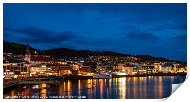 Molde, Norway Print by Dave Collins
