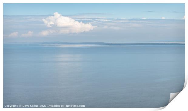 Clouds over the Arran Islands, County Clare, Ireland Print by Dave Collins