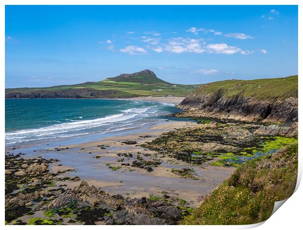 Whitesands Bay, Pembrokeshire, Wales. Print by Colin Allen