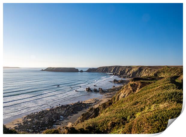 Marloes, St Brides Bay, Pembrokeshire, Wales. Print by Colin Allen