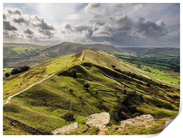 Mam Tor, Peak District, Derbyshire. Print by Colin Allen