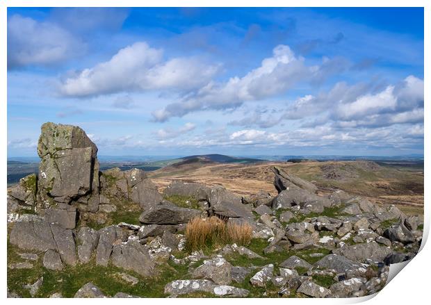 The Beautiful Preseli Hills Print by Colin Allen