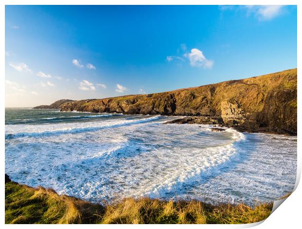 Whitesands Bay, Pembrokeshire, Wales. Print by Colin Allen