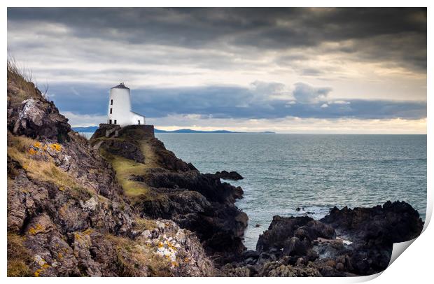 The Tower at Llanddwyn Island, Anglesey. Print by Colin Allen