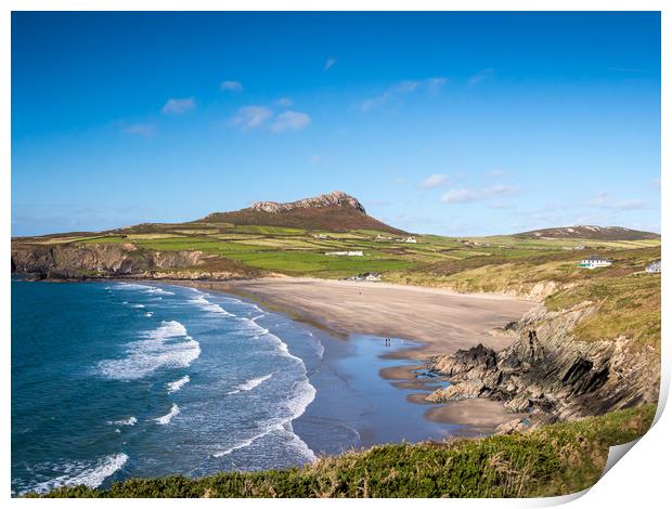 Whitesands Bay, Pembrokeshire, Wales. Print by Colin Allen