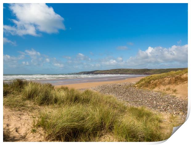 Freshwater West. Pembrokeshire, Wales. Print by Colin Allen