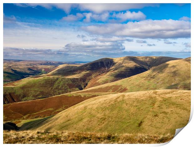 Howgill Fells, Yorkshire. Print by Colin Allen