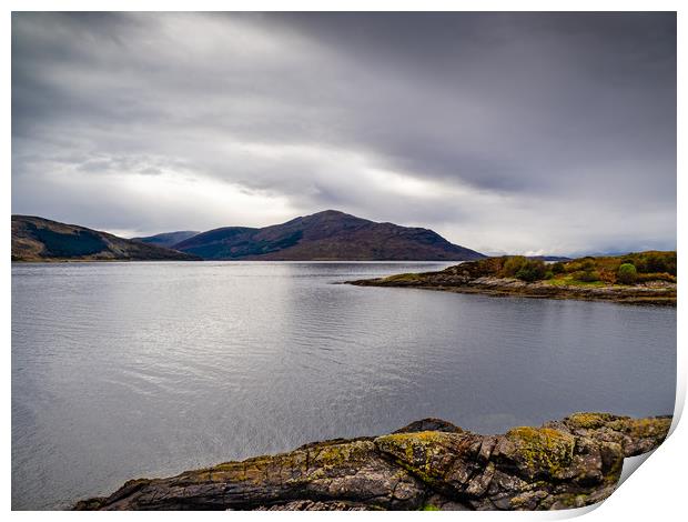 Loch Long, Dornie, Scotland Print by Colin Allen