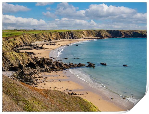 Marloes ,St Brides Bay, Pembrokeshire, Wales. Print by Colin Allen