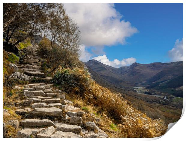 The Path to Ben Nevis, Scotland.  Print by Colin Allen
