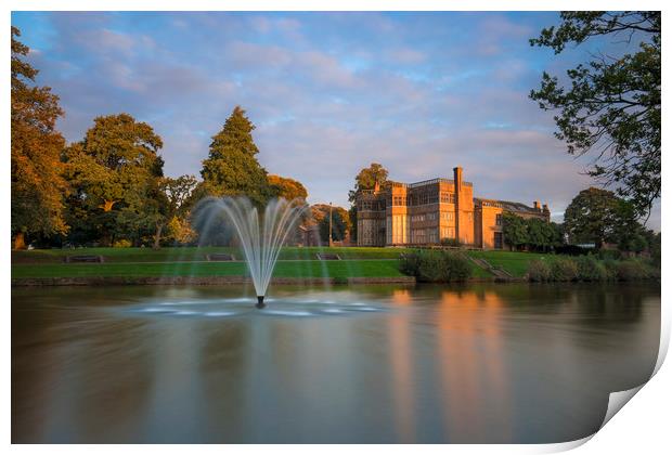 Astley Hall, Chorley Lancashire  Print by Simon Booth