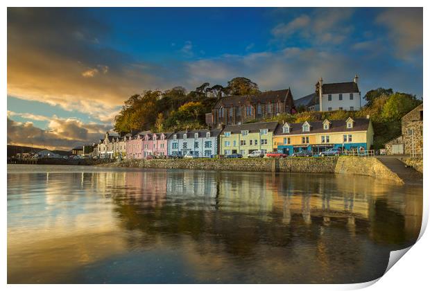 Portree Harbour Print by Simon Booth