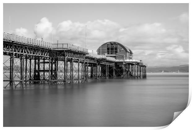The new Lifeboat house on Mumbles pier. Print by Bryn Morgan