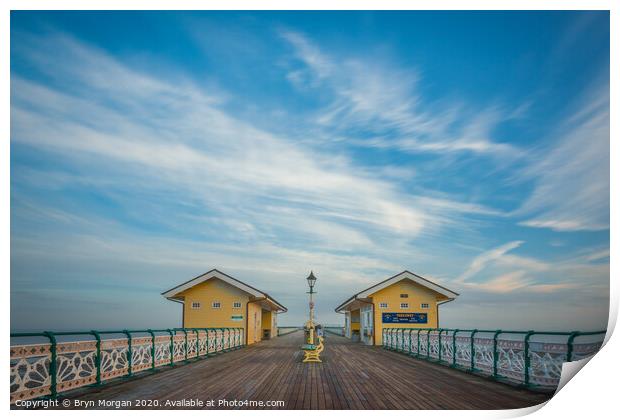 Penarth pier Print by Bryn Morgan