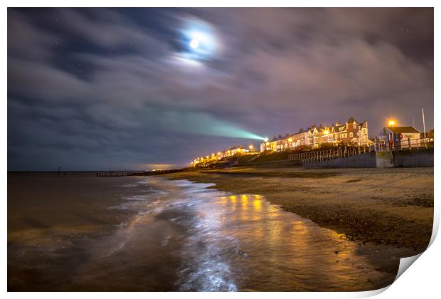 Southwold by Night  Print by Steve Lansdell