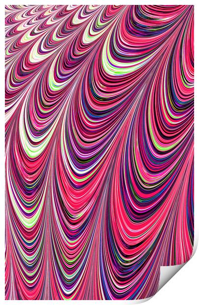 Pink Illusion Print by Vickie Fiveash
