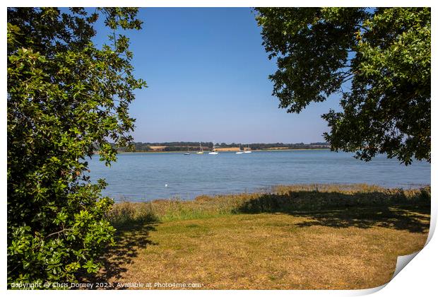 Manningtree in Essex, UK Print by Chris Dorney