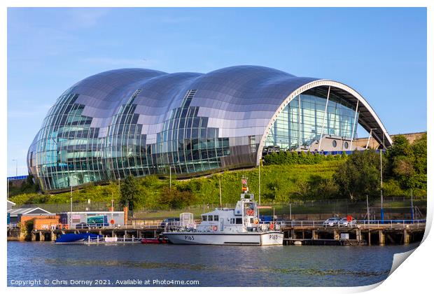 Sage Gateshead in Newcastle upon Tyne, UK Print by Chris Dorney