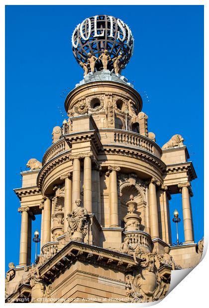 The London Coliseum in London, UK Print by Chris Dorney