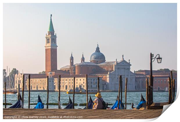 Venice in Italy Print by Chris Dorney