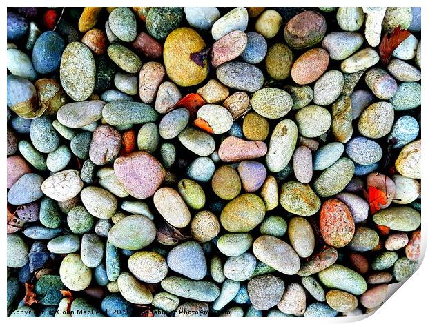 Pebbles Print by Colin MacLeod