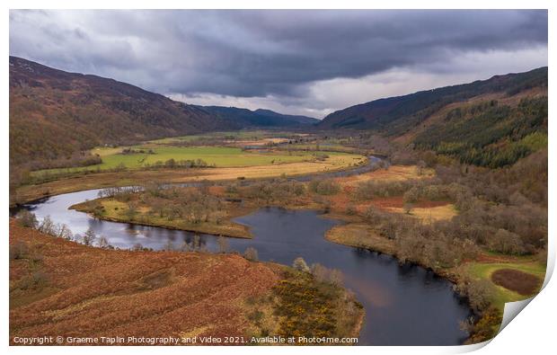 River Glass, Strathglass in the Scottish Highlands  Print by Graeme Taplin Landscape Photography