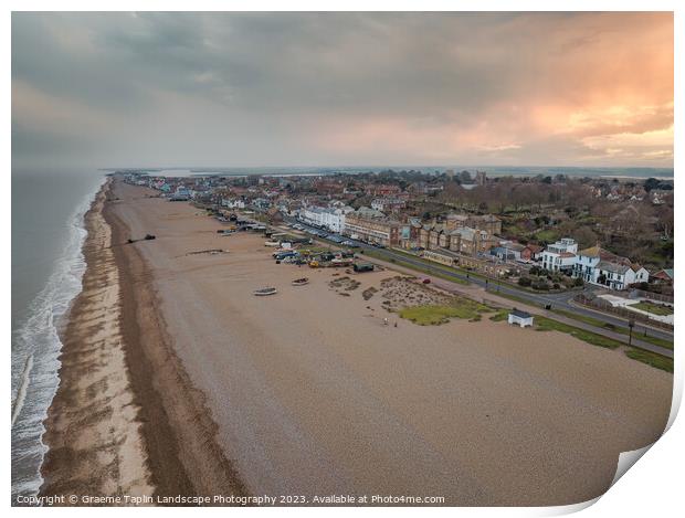 Aldeburgh Suffolk Coast Print by Graeme Taplin Landscape Photography