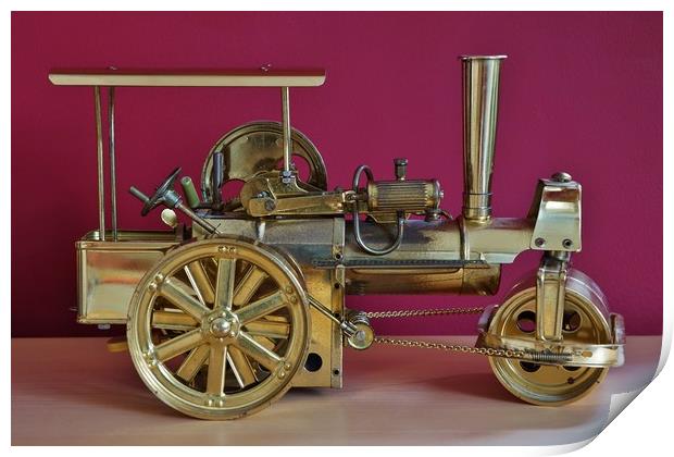 Model Steam-Roller                                Print by John Iddles