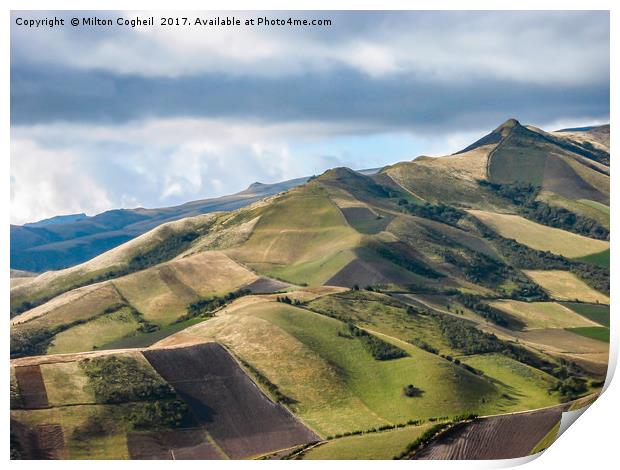 Ecuador Landscape 2 Print by Milton Cogheil