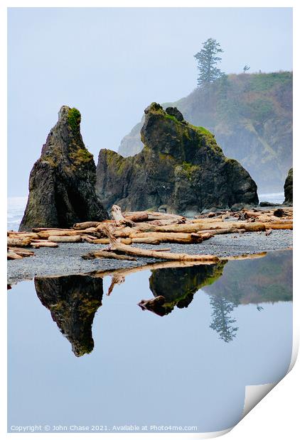 Ruby Beach #1 Print by John Chase