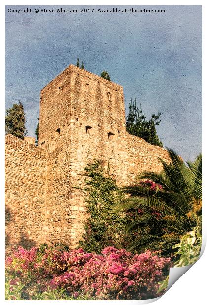 Alhambra in Bloom Print by Steve Whitham