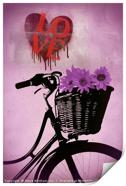 Delivered With Love. Print by Steve Whitham