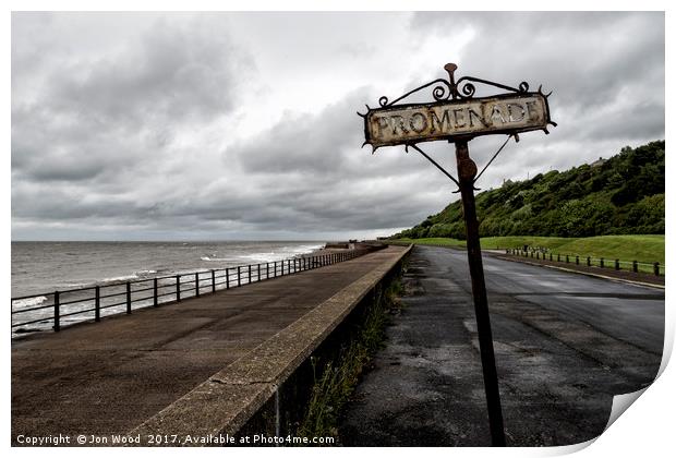 Maryport Promenade Print by Jon Wood