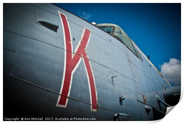 Avro Shackleton Print by Ann Mitchell