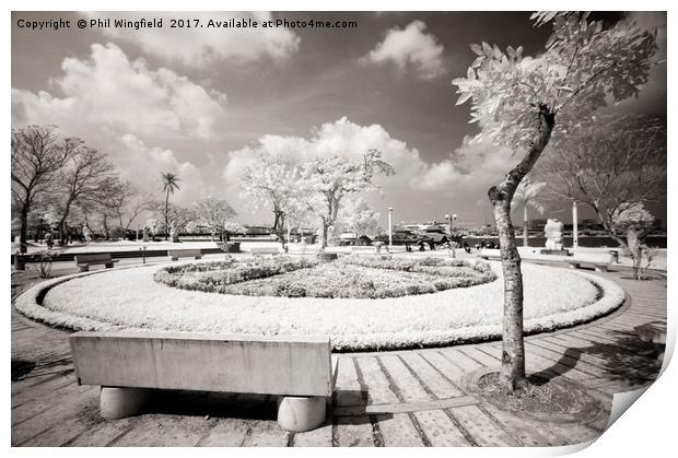 By the river in Hue Print by Phil Wingfield