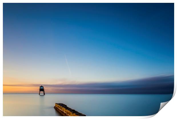 Dovercourt Low Lighthouse  Print by Mark Hawkes