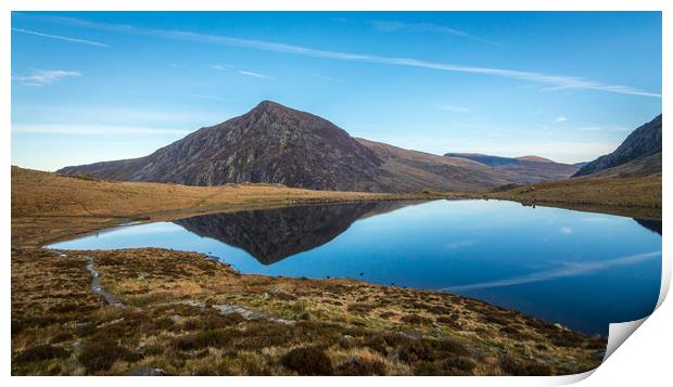 Llyn Idwal Reflections Print by Sebastien Greber