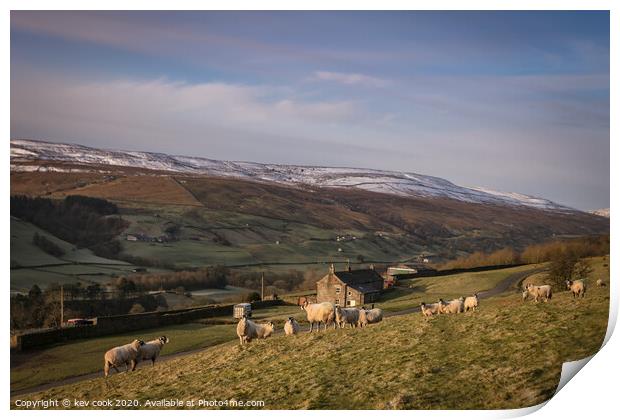 the first snow Print by kevin cook