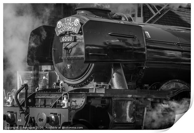 Steamy Scotsman Print by kevin cook
