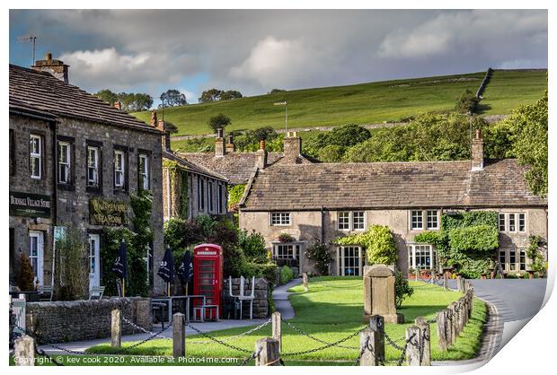Burnsall village Print by kevin cook