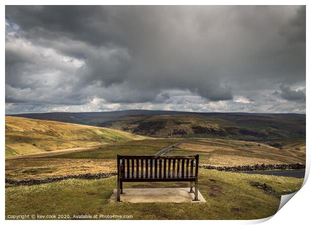 Swaledale view Print by kevin cook