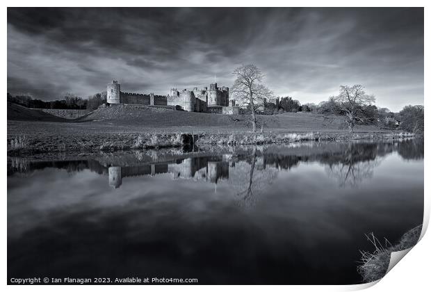Alnwick Castle Print by Ian Flanagan