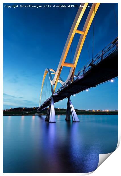 Infinity Bridge, Stockton Print by Ian Flanagan