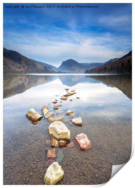 Buttermere Lake Print by Ian Flanagan
