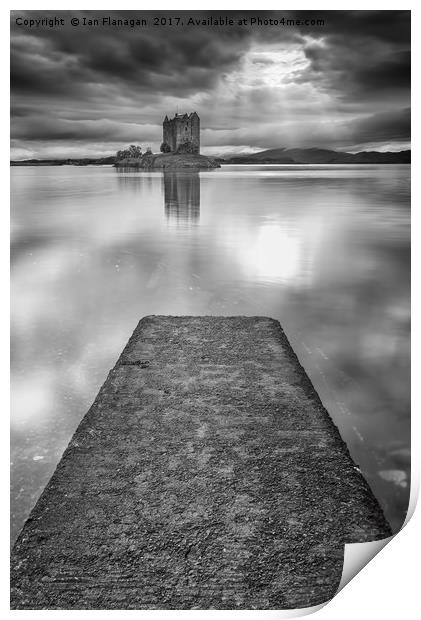 Castle Stalker, Scotland Print by Ian Flanagan
