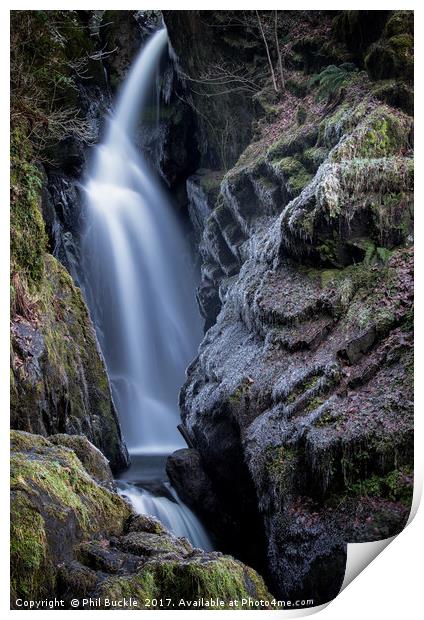 Aira Force Waterfall Print by Phil Buckle