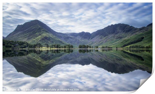 Buttermere Double Print by Phil Buckle